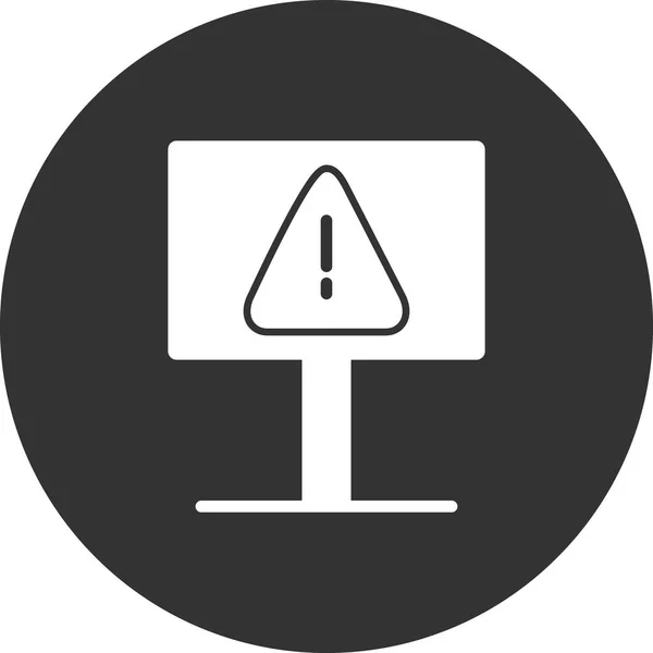 Danger Modern Vector Icon — стоковый вектор