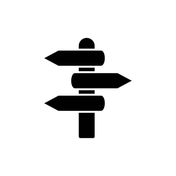 Directional Sign Vector Icon — 스톡 벡터