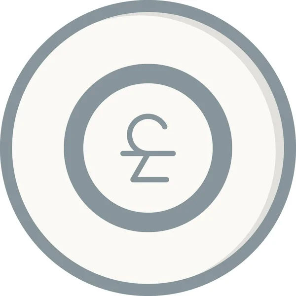 Euro Coin Sign Vector —  Vetores de Stock