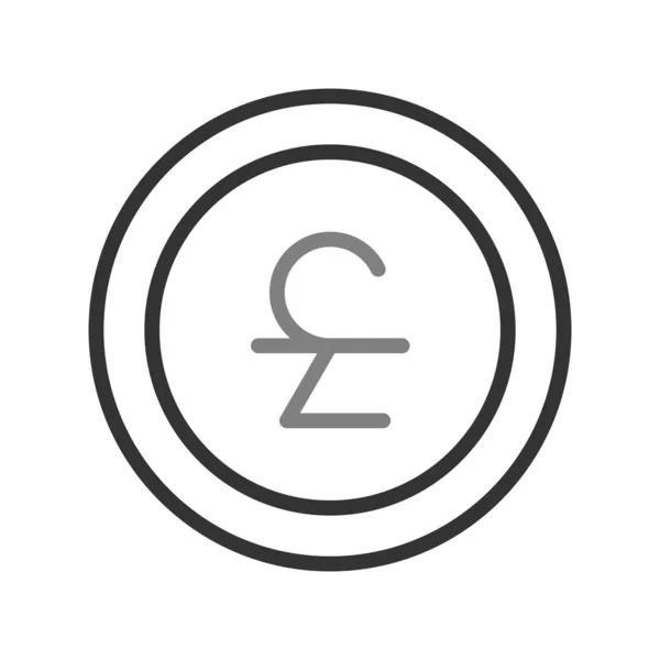 Euro Münzzeichen Vektor — Stockvektor