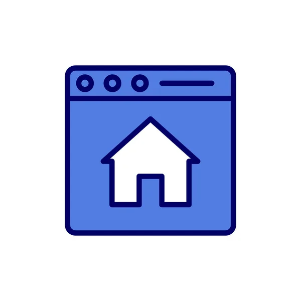 Címoldal Vector Icon — Stock Vector