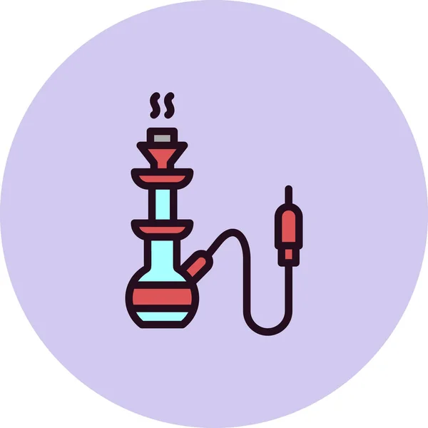 Moderní Vektorová Ikona Hookah — Stockový vektor