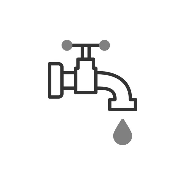 Faucet Modern Vector Icon — Stock Vector