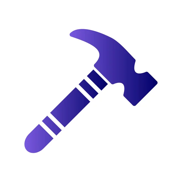 Hammer Modern Vector Icon — Vector de stock