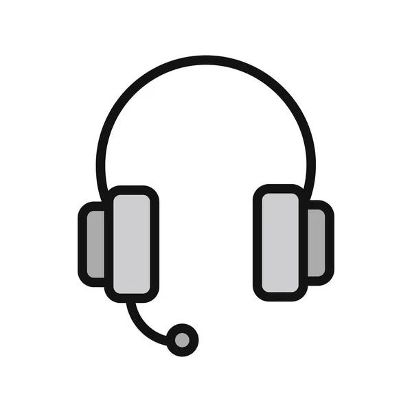 Headphones Modern Vector Icon — Stockvector