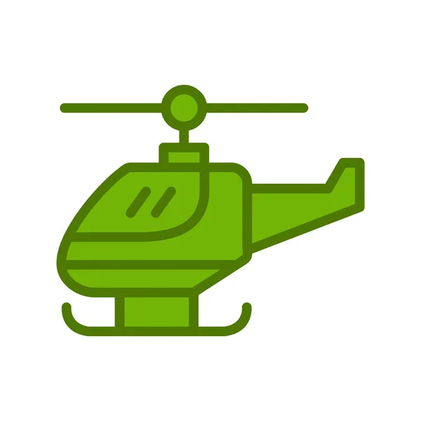 Helicopter Modern Vector Icon — Image vectorielle