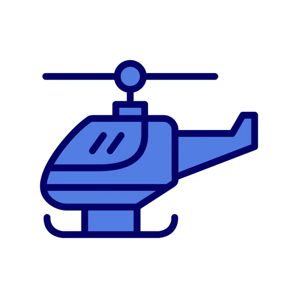 Helicopter Modern Vector Icon — Image vectorielle