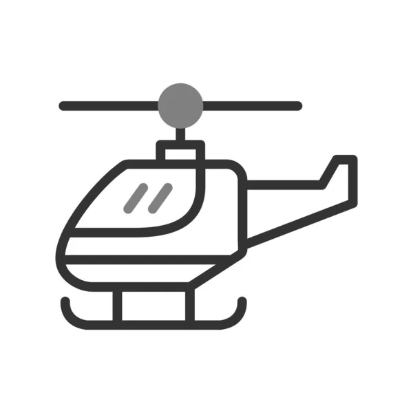 Helicopter Modern Vector Icon — Stock Vector