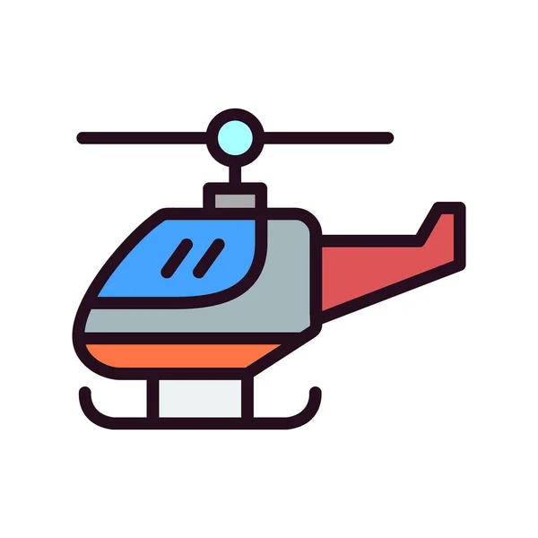Helicopter Modern Vector Icon — Stockvektor