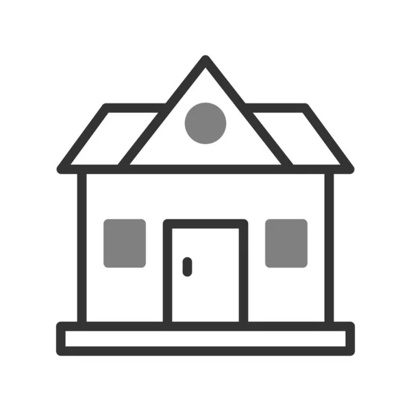Ícone Vetorial Moderno Casa —  Vetores de Stock