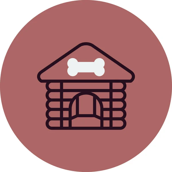 Kennel Modern Vector Icon — 스톡 벡터