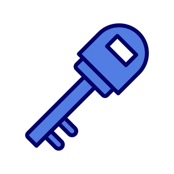 Key Icon Vector Illustration — Stock Vector