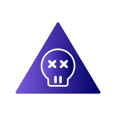 Zehirli İmza vektör simgesi