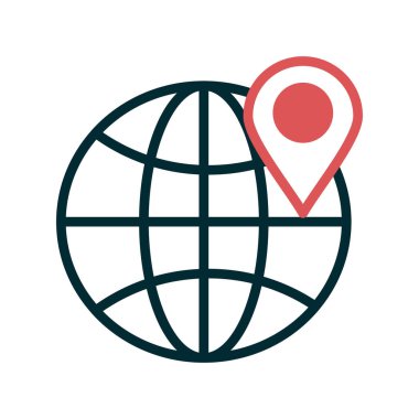 Konum İşaretleyici vektör simgesi