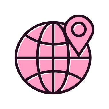 Konum İşaretleyici vektör simgesi