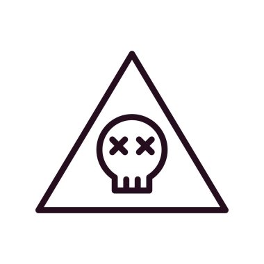 Zehirli İmza vektör simgesi