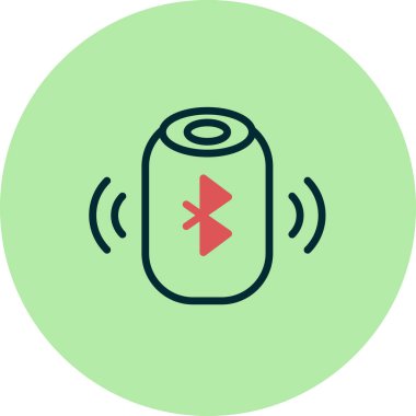 Taşınabilir Hoparlör vektör simgesi