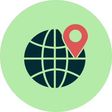 Konum İşaretleyici vektör simgesi