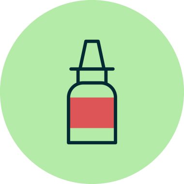 Sprey. Web simgesi basit illüstrasyon