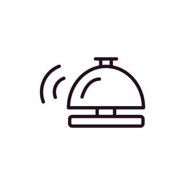 Resepsiyon. Web simgesi basit tasarım