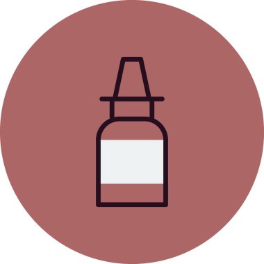 Sprey. Web simgesi basit illüstrasyon