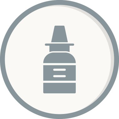 Sprey. Web simgesi basit illüstrasyon