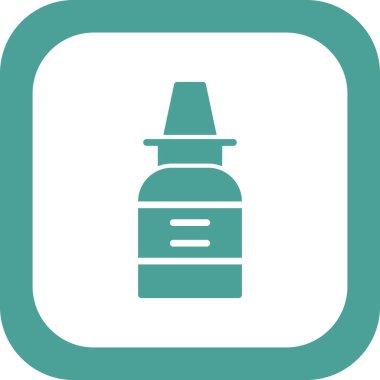 Sprey. Web simgesi basit illüstrasyon