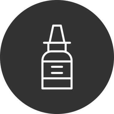 Sprey. Web simgesi basit illüstrasyon