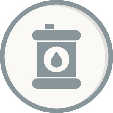 Petrol varili, yakıt pompası ve benzin ikonu.