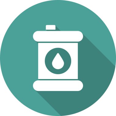 Petrol varili, yakıt pompası ve benzin ikonu.