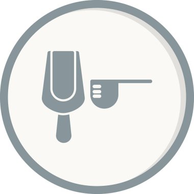 Modern Scoops simgesinin vektör çizimi