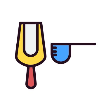 Modern Scoops simgesinin vektör çizimi