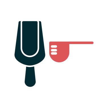 Modern Scoops simgesinin vektör çizimi