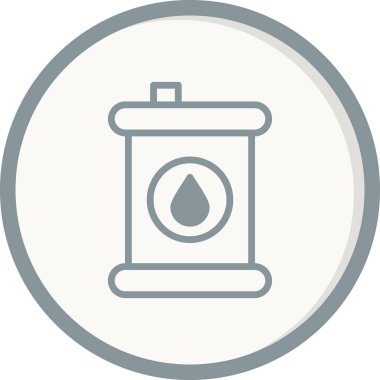 Petrol varili, yakıt pompası ve benzin ikonu.