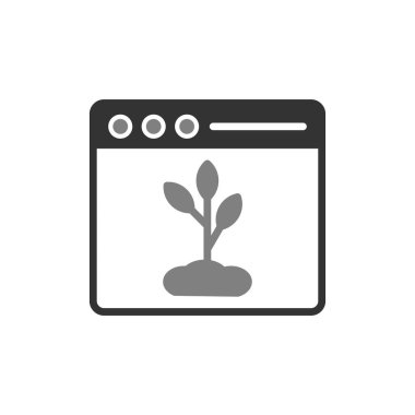 Organik içerik vektör simgesi