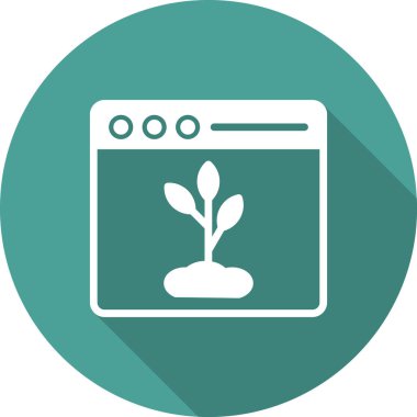 Organik içerik vektör simgesi