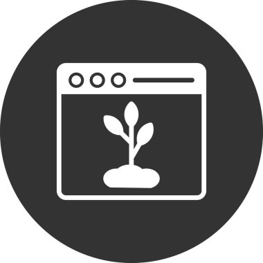 Organik içerik vektör simgesi