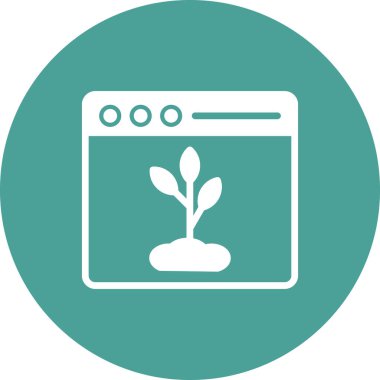 Organik içerik vektör simgesi