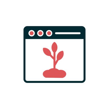 Organik içerik vektör simgesi