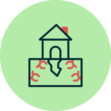 Modern vektör simgesini batır 