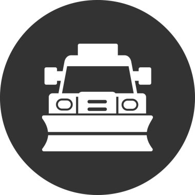 Kar küreme modern vektör simgesi