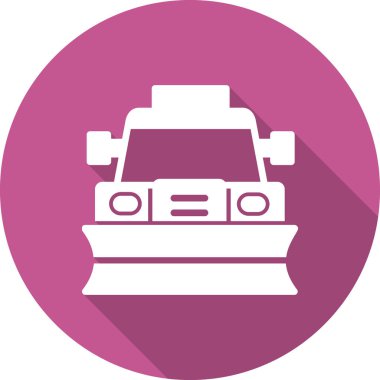 Kar küreme modern vektör simgesi