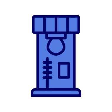 Modern Punch simgesinin vektör illüstrasyonu