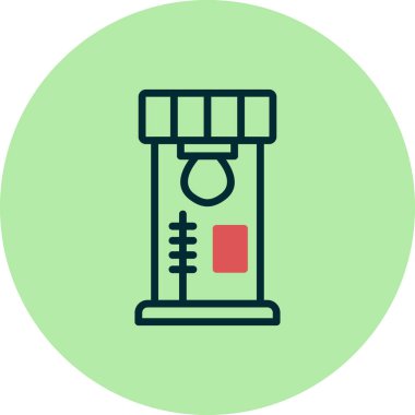 Modern Punch simgesinin vektör illüstrasyonu