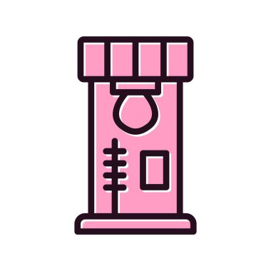 Modern Punch simgesinin vektör illüstrasyonu