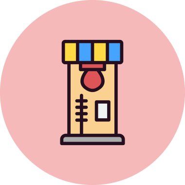 Modern Punch simgesinin vektör illüstrasyonu