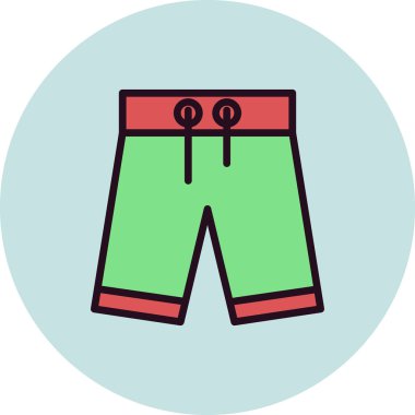 Yüzen Gövde vektör simgesi modern illüstrasyon