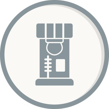 Modern Punch simgesinin vektör illüstrasyonu