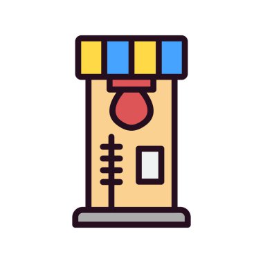 Modern Punch simgesinin vektör illüstrasyonu