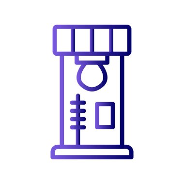 Modern Punch simgesinin vektör illüstrasyonu